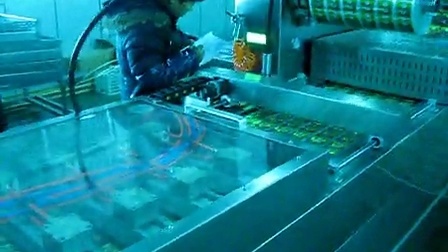 康贝特食品包装机械的包装机：山西喷码玉米现场使用