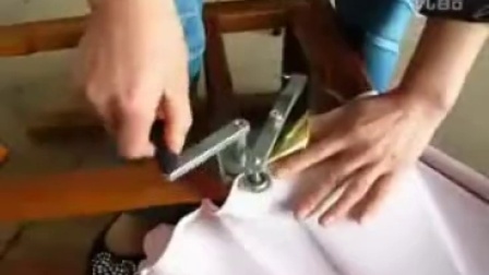 粗齿卷边机教学-华丽鲜花包装材料