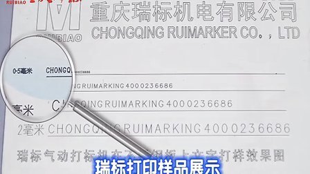 瑞标气动打标机打码机技术讲解